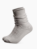 #farbe_Gry Trachtensocken kurz - Hellgrau