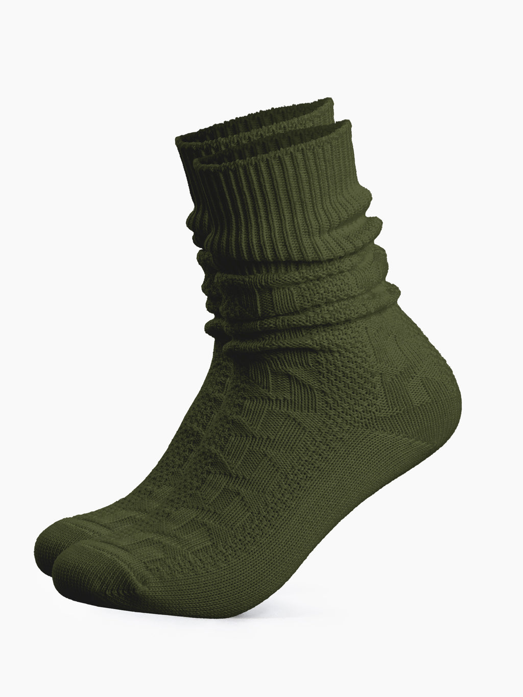 Trachtensocken kurz - Waldgrün