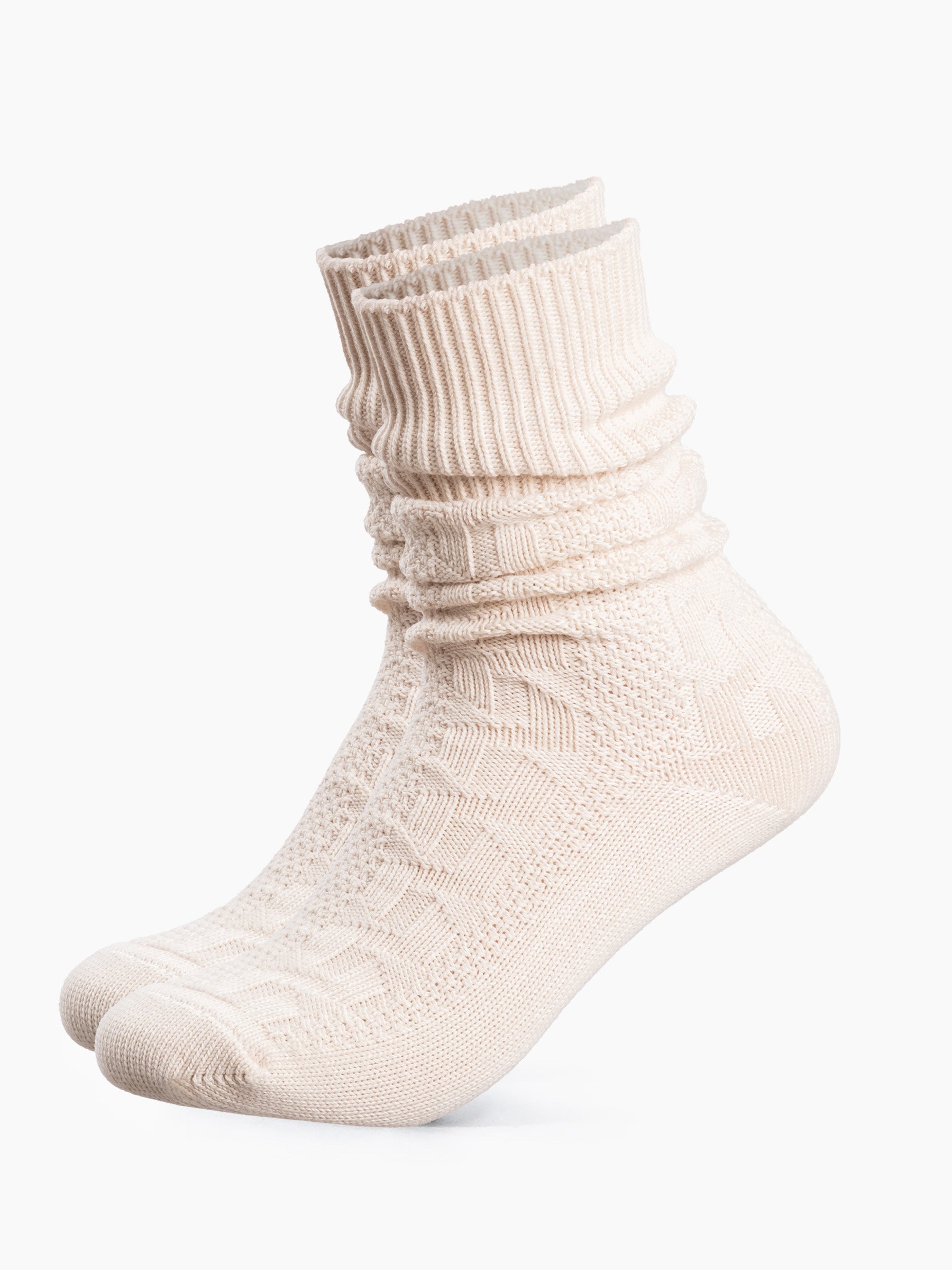 Trachtensocken kurz - Beige